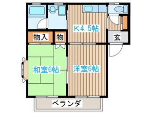 アーバンホーム大手Ｂの物件間取画像